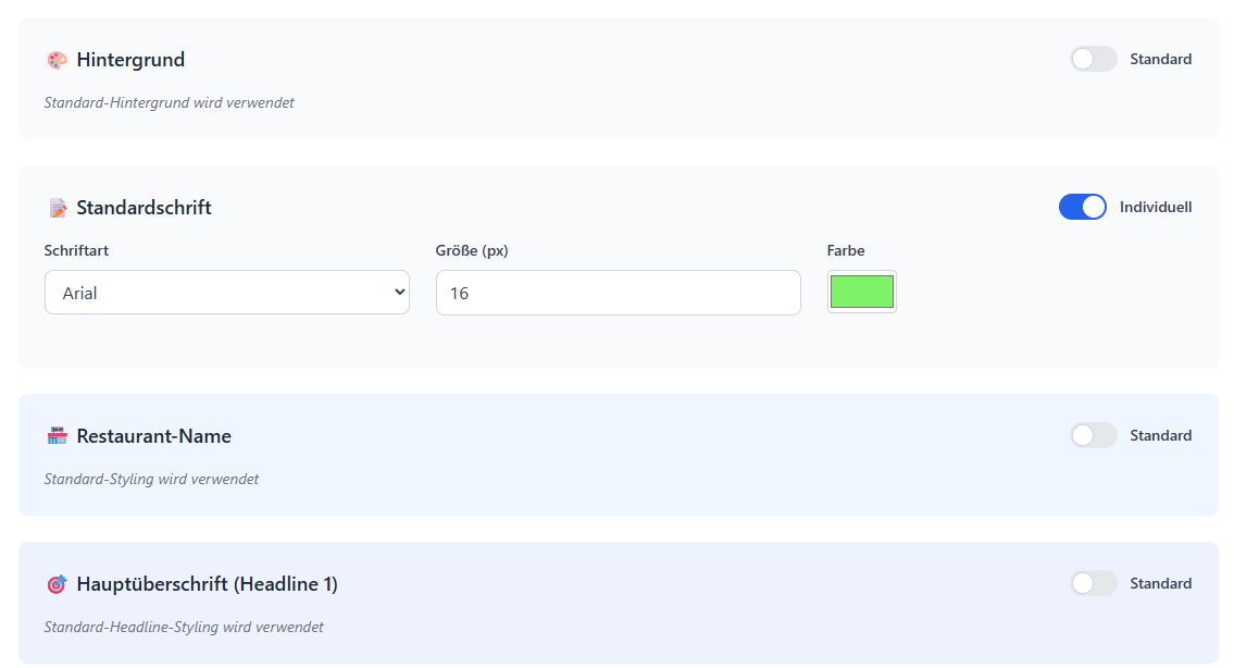 Screenshot der Reservierungsplattform 6